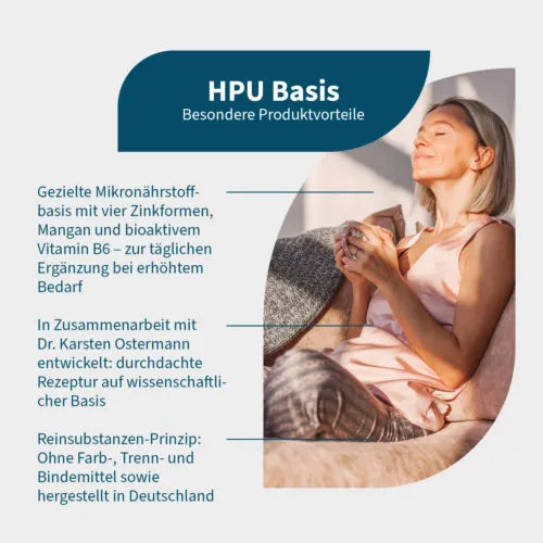 HPU base zinc complex + vitamin B6 + manganese vegan 90 pcs - 2