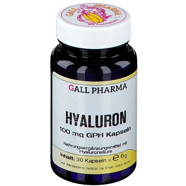 HYALURON, hyaluronic acid 100 mg GPH capsules UK