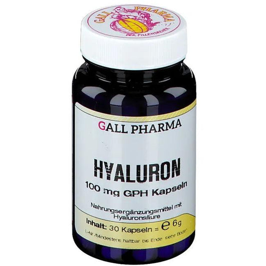 HYALURON, hyaluronic acid 100 mg GPH capsules UK