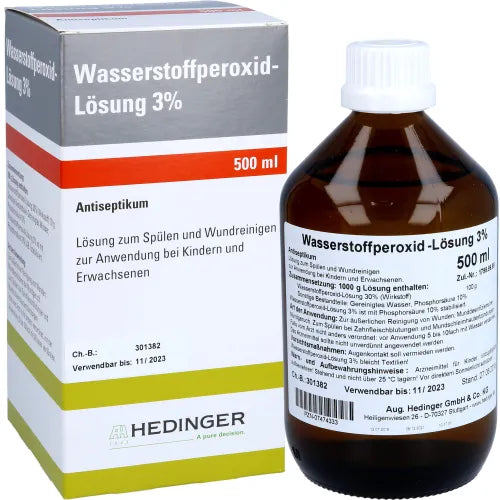 HYDROGEN PEROXIDE SOLUTION 3% Standard Approval (replacement delivery if necessary, see article note below)