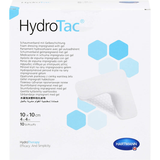 HYDROTAC foam dressing 10x10 cm sterile