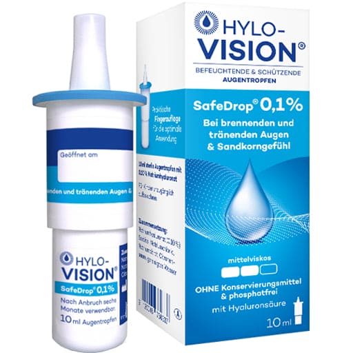 HYLO-VISION SafeDrop 0.1% eye drops – ELIVERAGroup.co.uk, UK