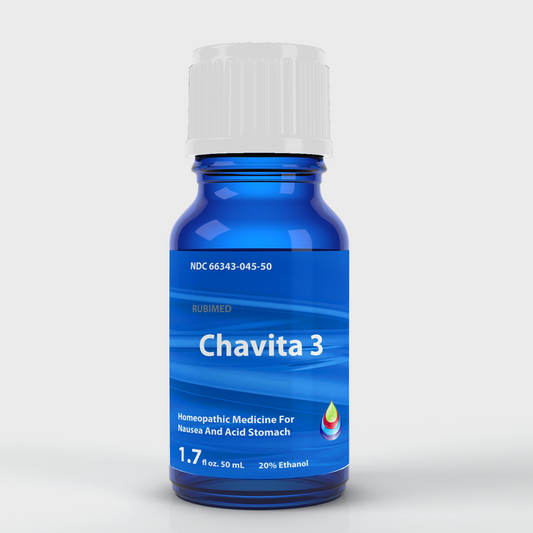 Headache, nausea & fatigue and acid stomach, Chavita 3 drops