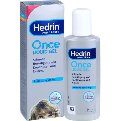 Hedrin Once liquid gel kills lice and nits 100ml. What kills nits and lice?
