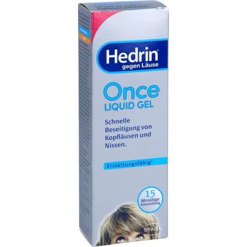 Hedrin Once liquid gel kills lice and nits 100ml. What kills nits and lice?