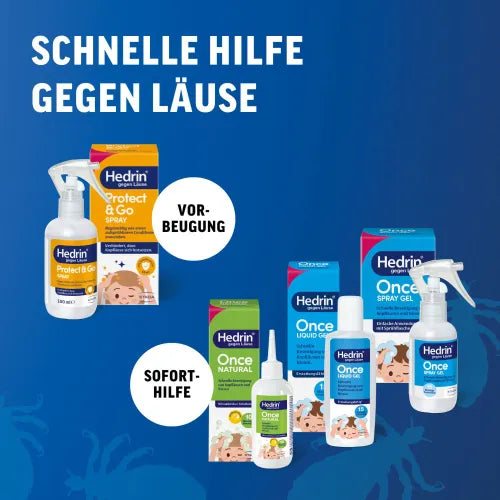 Hedrin Once liquid gel kills lice and nits 100ml. What kills nits and lice?
