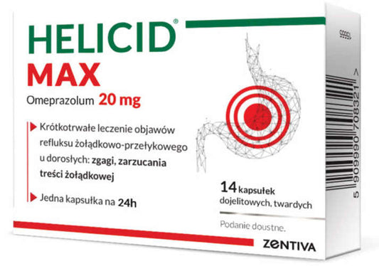 Helicid Max, treatment of gastroesophageal reflux