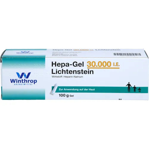 Heparin sodium, HEPA GEL 30,000 IU Lichtenstein