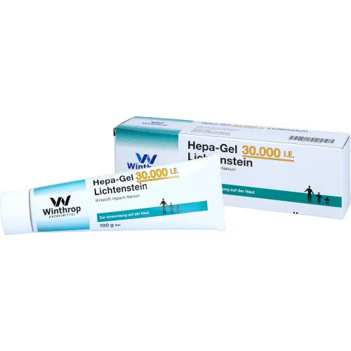 Heparin sodium, HEPA GEL 30,000 IU Lichtenstein