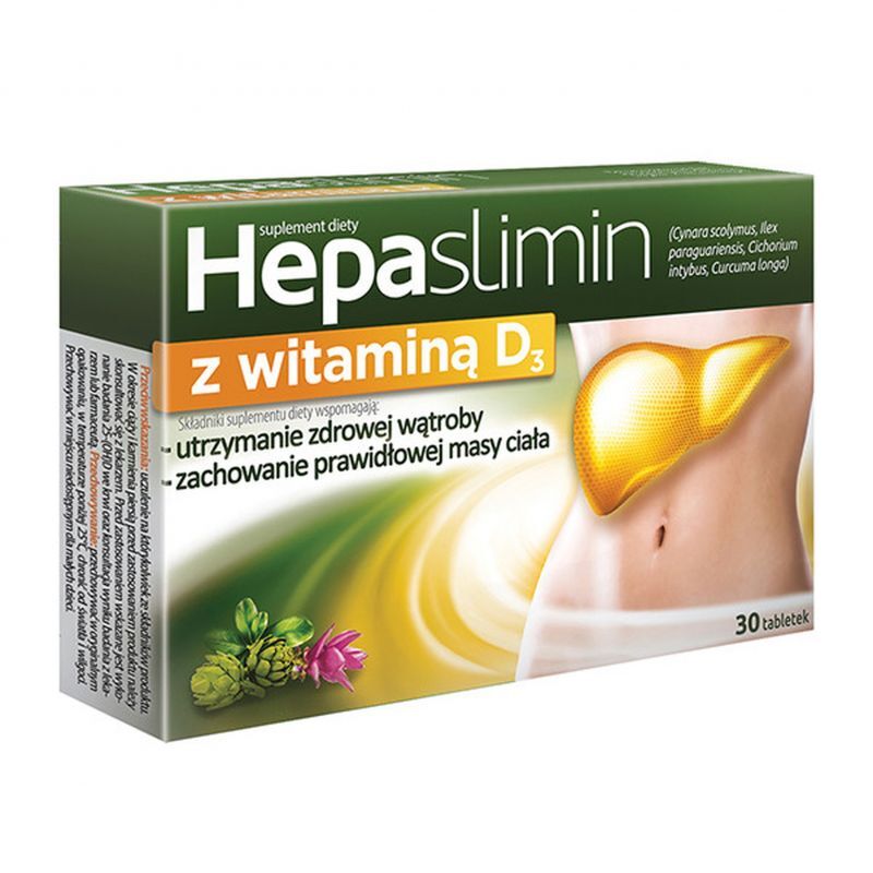 Hepaslimin with vitamin D3, L-ornithine, L-aspartate