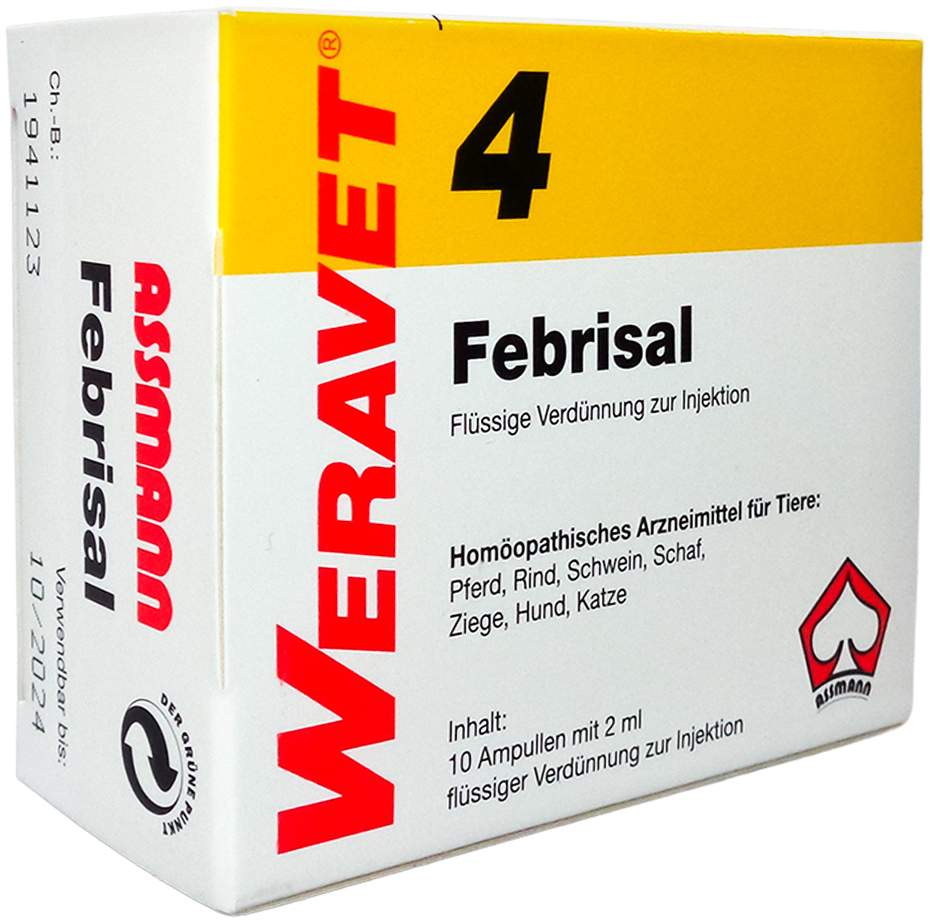 Horses FEBRISAL 4 ampoules vet. 10X2 ml