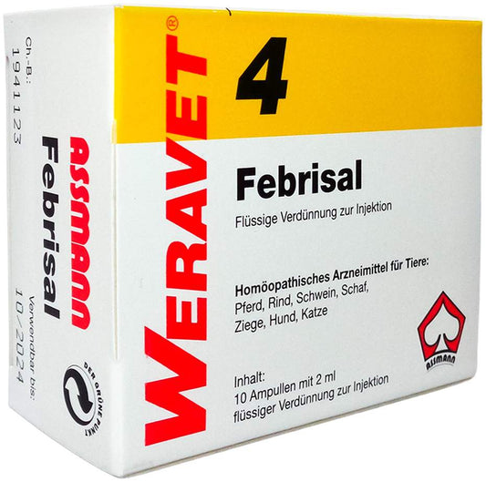 Horses FEBRISAL 4 ampoules vet. 10X2 ml