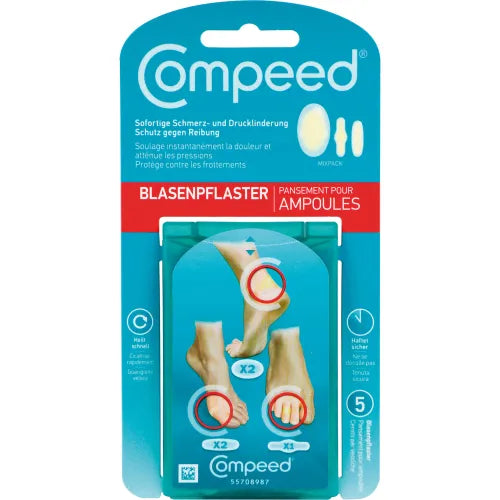 How to get rid of blisters on feet, COMPEED blister plaster mix pack