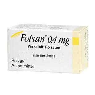 How to prevent anemia, prevention of anemia, FOLSAN 0.4 mg tablets UK