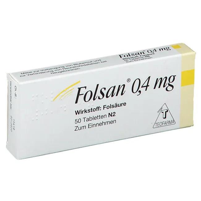 How to prevent anemia, prevention of anemia, FOLSAN 0.4 mg tablets UK