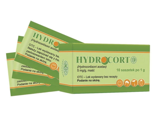 Hydrocortisone acetate, Hydrocort 5 mg hydrocortisonum Ointment