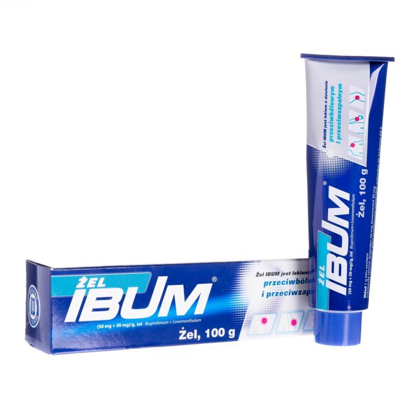 IBUM, ibuprofen gel, levomenthol, muscle pains, sports injuries, neuralgia