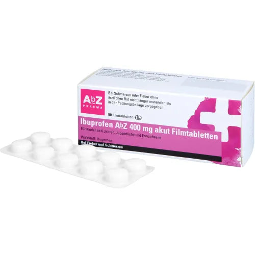 IBUPROFEN AbZ 400 mg acute film-coated tablets 50 tablets