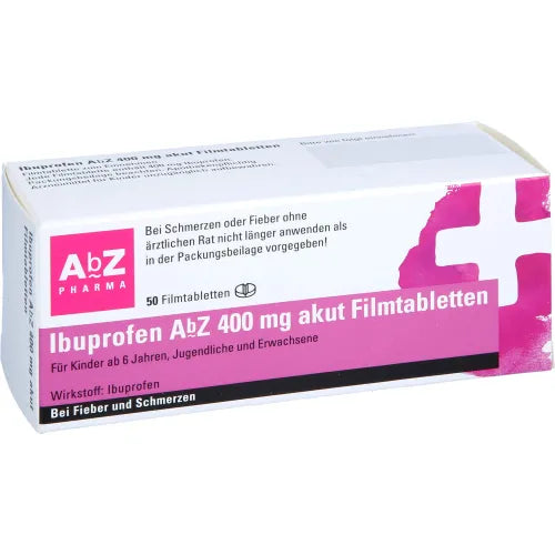 IBUPROFEN AbZ 400 mg acute film-coated tablets 50 tablets