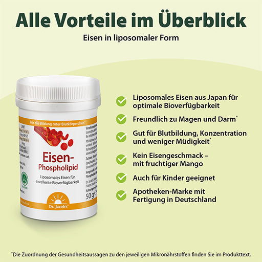 IRON PHOSPHOLIPIDE Dr.Jacob's powder