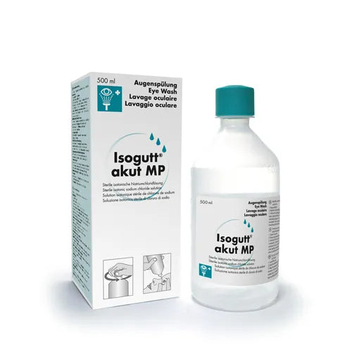 ISOGUTT akut MP eye wash solution UK