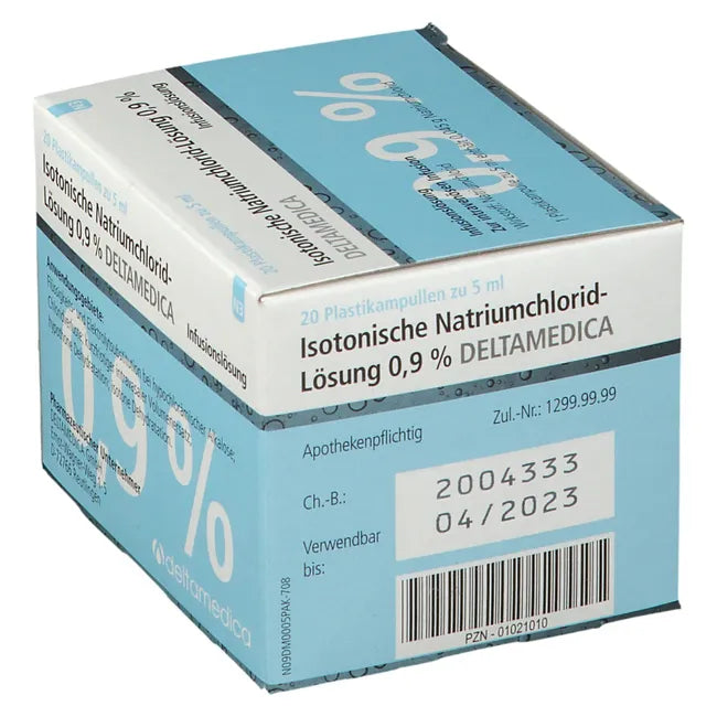 ISOTONIC NaCl 0.9% DELTAMEDICA Inf.-Lsg.Pl.Ampoules