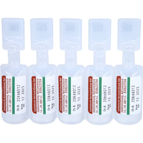 ISOTONIC saline solution 0.9% plastic ampoules