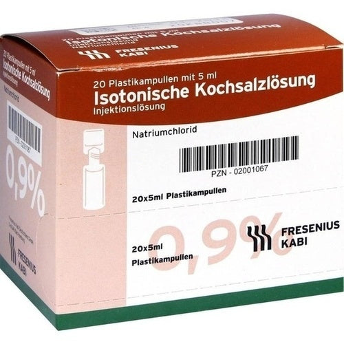 ISOTONIC saline solution 0.9% plastic ampoules