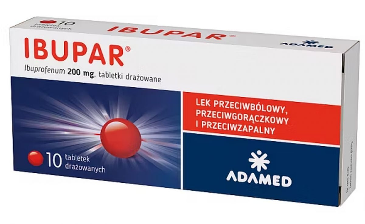 Ibuprofen- Ibupar 0.2g x 10 tablets