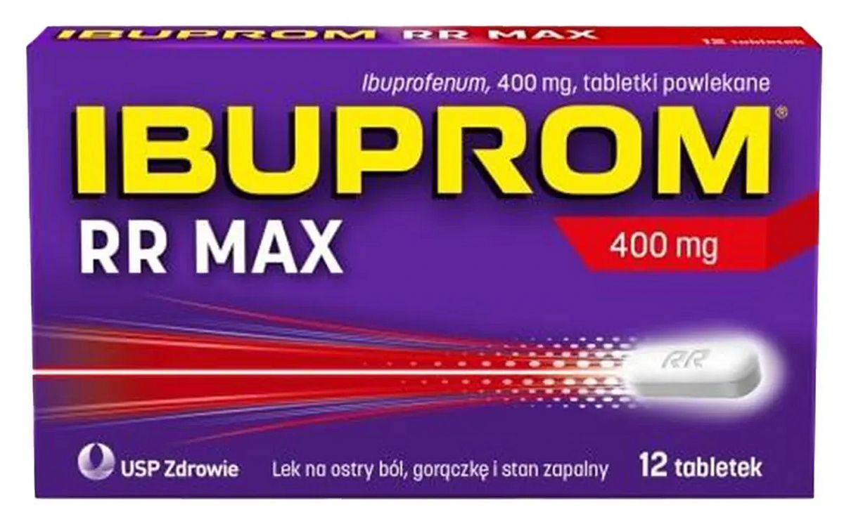 Ibuprom RR Max 400 mg 12 tablets
