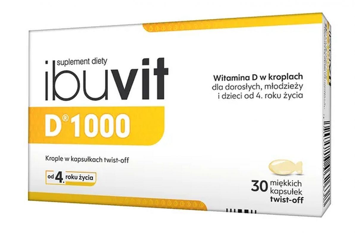 Ibuvit D 1000 x 30 capsules twist off
