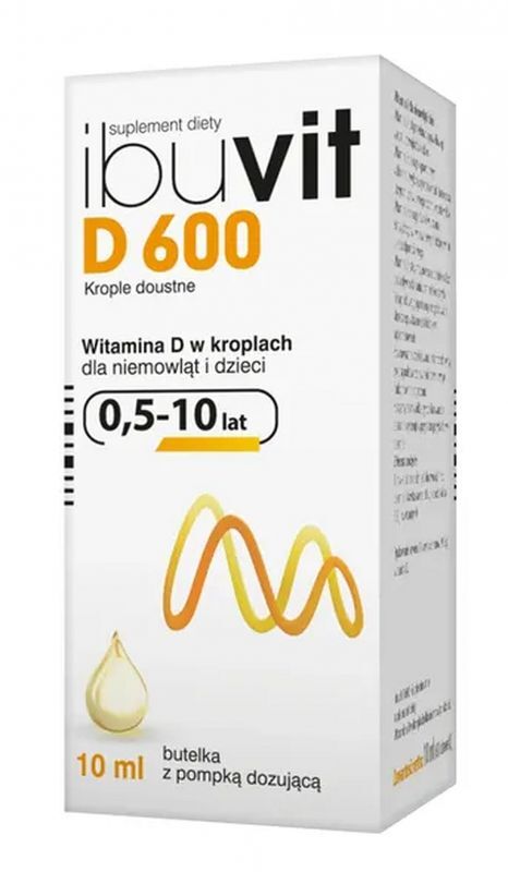 Ibuvit D 600 drops with metering pump 10 ml