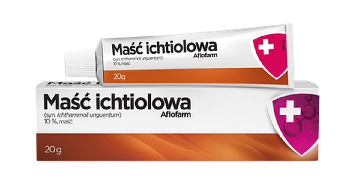 Ichthyol ointment (ichtamol) 10% 20g, acne, eczema or furunculosis