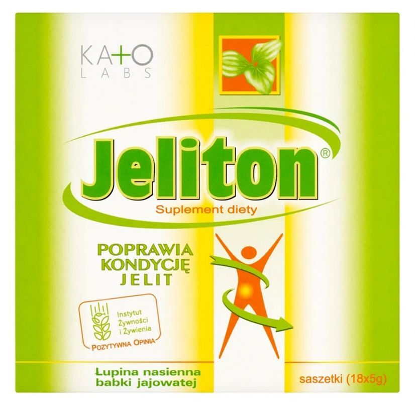JELITON, Psyllium husk, peristalsis in the small intestine