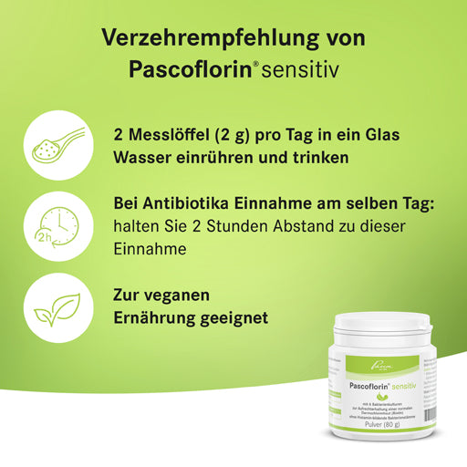 Intestinal lining (biotin) PASCOFLORIN sensitive powder