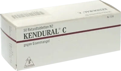 Iron(ii) sulfate, Extended time release vitamin c, KENDURAL C extended-release tablets UK
