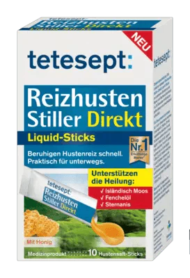 Irritable Cough Stiller Direct Liquid Sticks UK