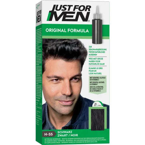 JUST for men tinted shampoo black 60 ml