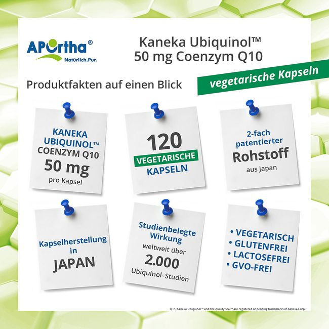 KANEKA Ubiquinol 50 mg Coenzyme Q10 vegetarian