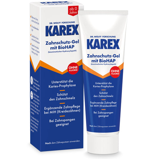 KAREX jelly, natural toothpaste without fluoride, calcium, xylitol, hydroxyapatite UK