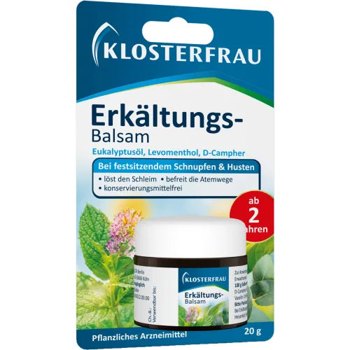 KLOSTERFRAU Cold Balm, eucalyptus, camphor, menthol