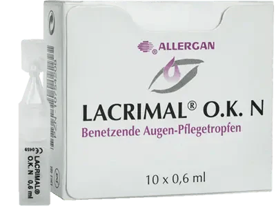 Keratoconjunctivitis sicca, LACRIMAL OK N povidone eye drops UK