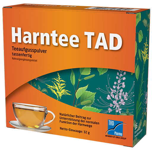 Kidney gravel treatment, lower urinary tract disease, HARNTEA TAD Sticks tea infusion powder