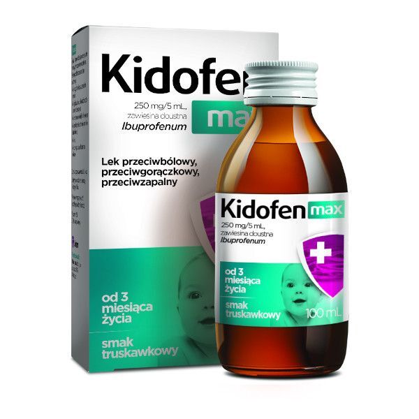 Kidofen Max oral suspension, kids fever