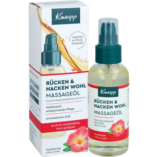 Kneipp Massage Oil Back & Neck Wellbeing