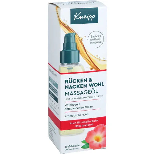 Kneipp Massage Oil Back & Neck Wellbeing