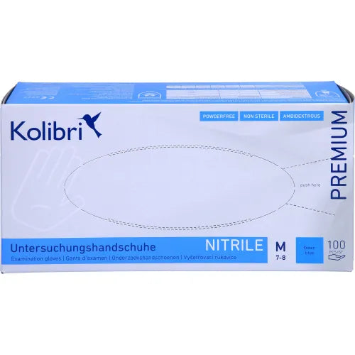 Kolibri Premium Examination Gloves, blue M