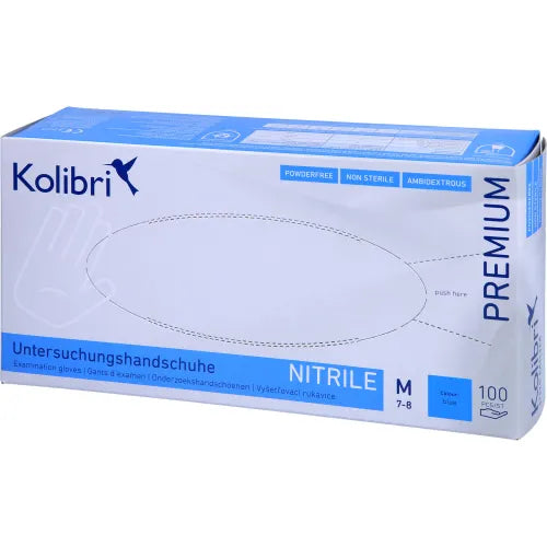 Kolibri Premium Examination Gloves, blue M