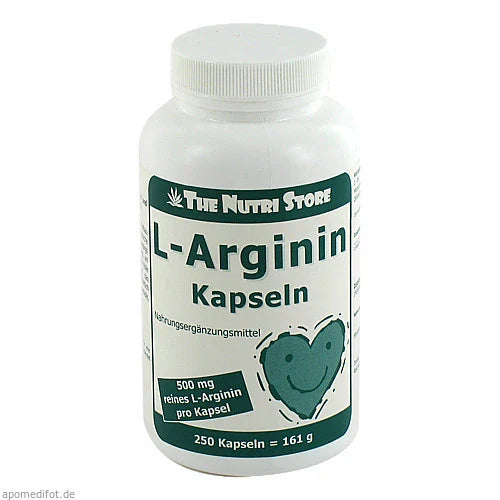 L-ARGININE 500 mg Capsules 250 count