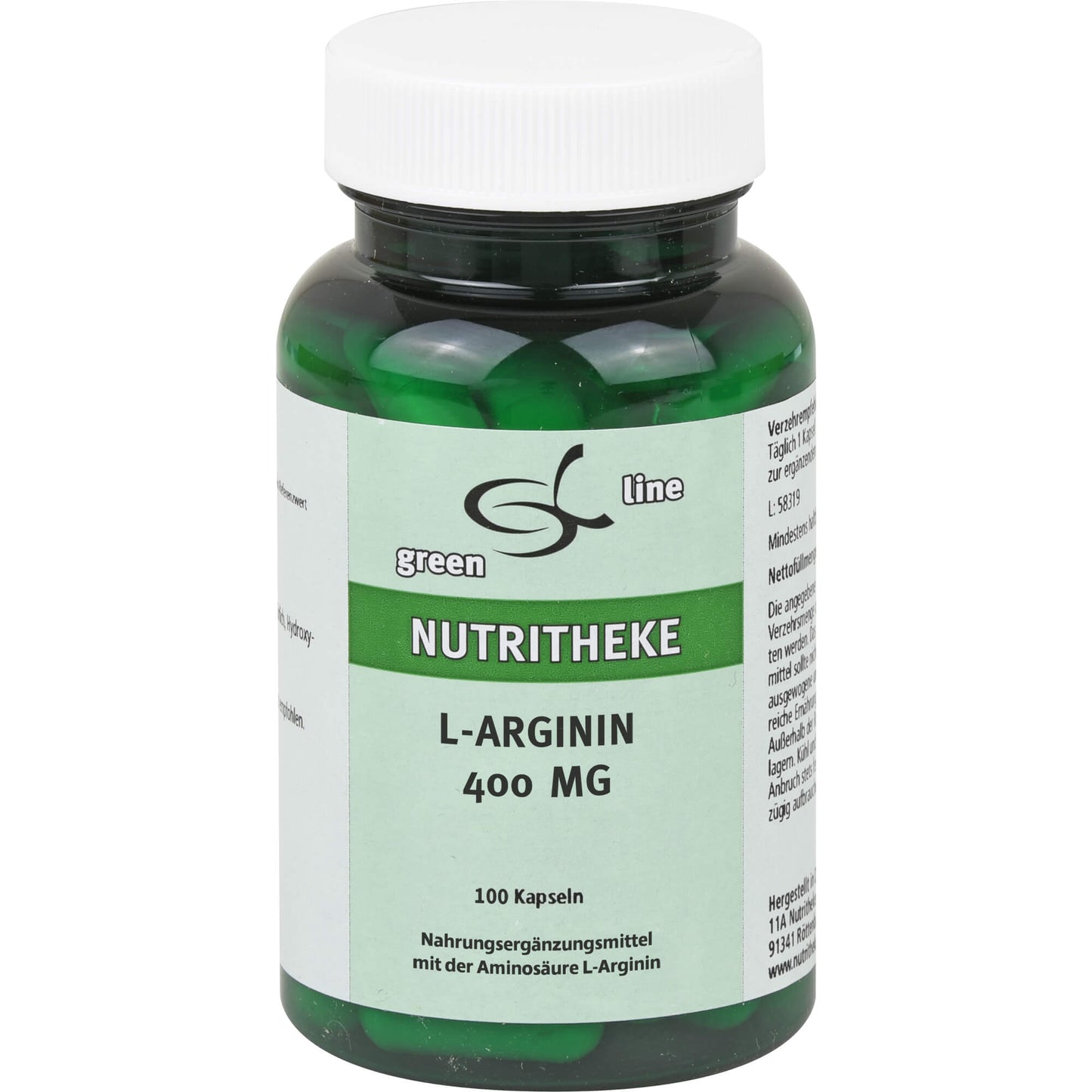 L-ARGININE 400 mg Capsules